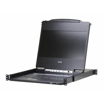 17'' wide Screen Full HD LCD console support USB DVI; HDMI; VGA W/(US99KB/USKB/SPKB)/W/(US/EU) CORD/(LONG RACK) ATEN TECH-2